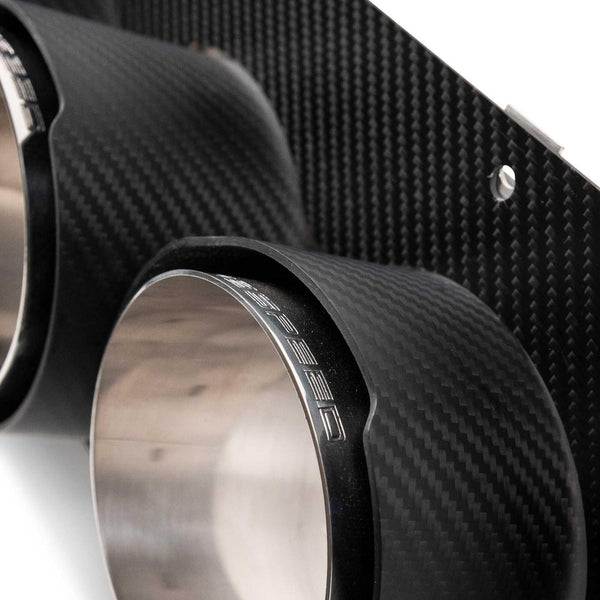 Fabspeed Chevrolet Corvette C8 Z06/ZR1 Titanium or Carbon Quad Tips (2023+)