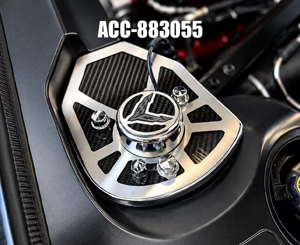 2023-2026 C8 Corvette COUPE Z06 - Shock Tower Cover Inserts Choose Your Finish
