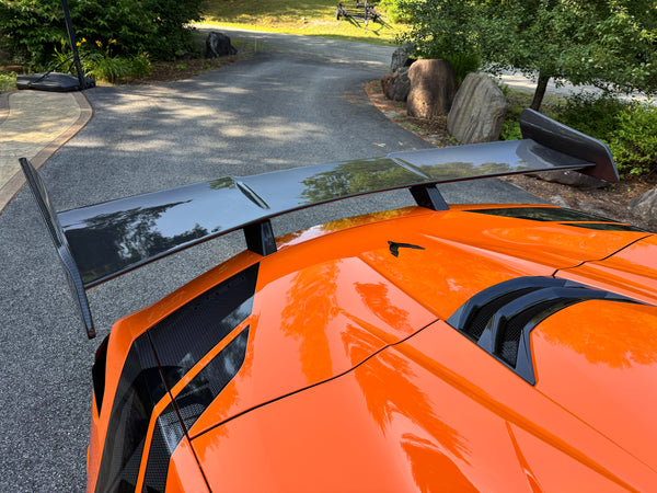 AGM C8 Corvette Z06/ERay ZR1 High Wing (Visible Carbon / Carbon Flash Metallic)