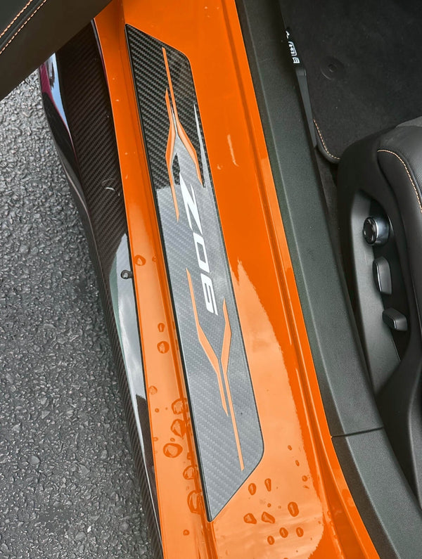 C8 Corvette Z06 Carbon Fiber Sill Plates