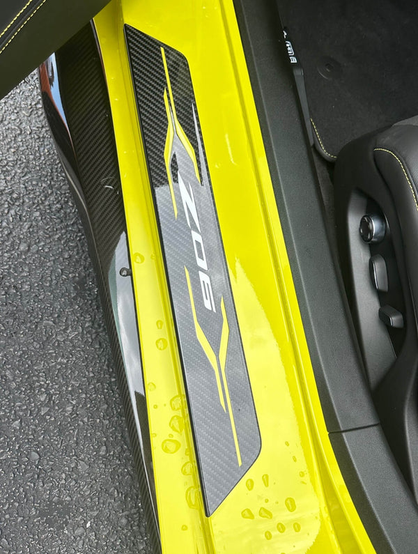 C8 Corvette Z06 Carbon Fiber Sill Plates