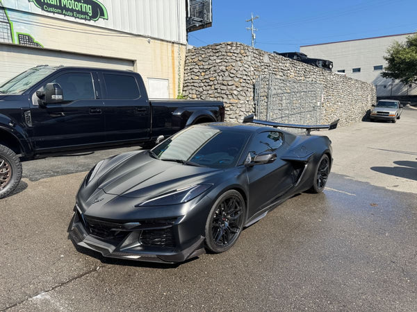 AGM C8 Corvette Z06/ERay ZR1 High Wing (Visible Carbon / Carbon Flash Metallic)