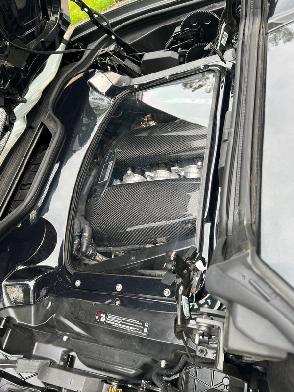 Carbon Fiber LT6 Engine Intake Manifold Covers