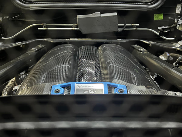 Carbon Fiber LT6 Engine Intake Manifold Covers