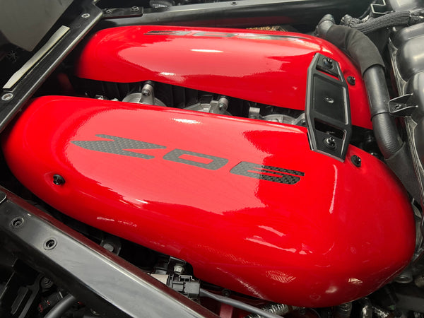 Custom Painted LT6 Intake Manifold Covers