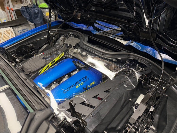 Custom Painted LT6 Intake Manifold Covers