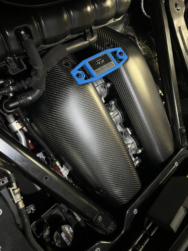 Matte Finish Carbon Fiber Intake Manifold Covers