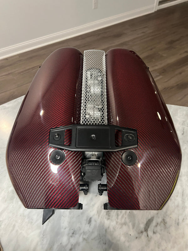 RED Carbon Fiber LT6 Engine Intake Manifold Covers