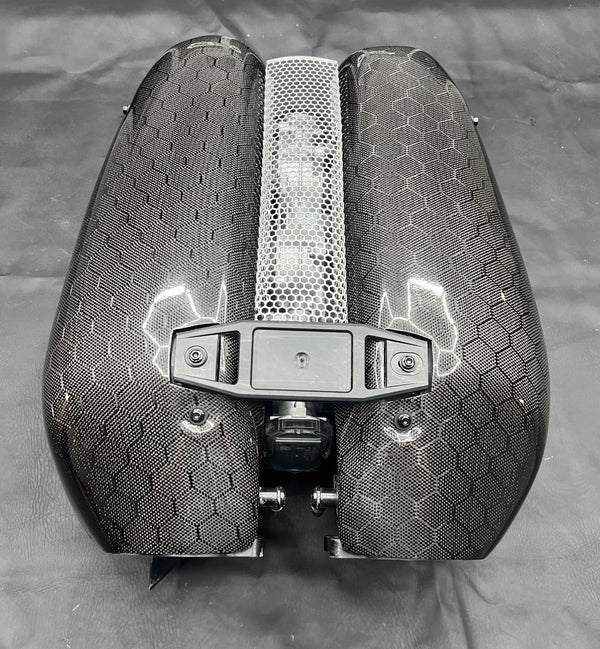 Hex Pattern Carbon Fiber LT6 Intake Manifold Covers
