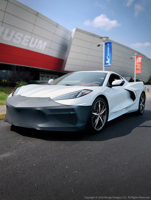 NoviStretch C8 Corvette Stingray ERay Z06 Front Bumper Mask