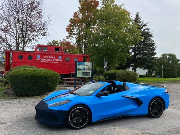 NoviStretch C8 Corvette Stingray ERay Z06 Front Bumper Mask