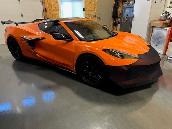 NoviStretch C8 Corvette Stingray ERay Z06 Front Bumper Mask