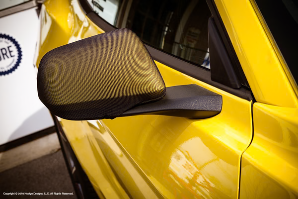 NoviStretch Mirror Covers - 6th Gen Camaro, 6th & 7th Gen Mustang & Dodge LX (See listing for fitment)