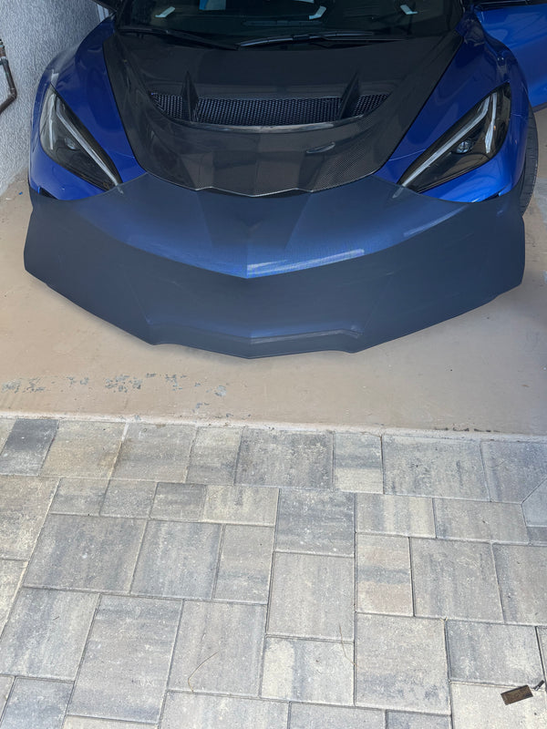 NoviStretch C8 Corvette Stingray ERay Z06 Front Bumper Mask