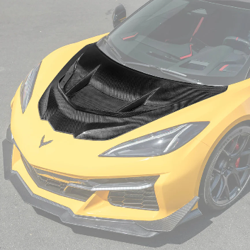 Corvette C8 ZR1 Front Bumper Vented Extractor Hood