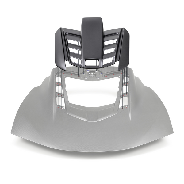 Dry Carbon Roof Scoop For 2020-2024 Chevrolet Corvette C8 Coupe