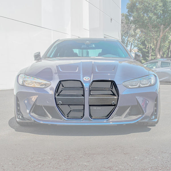 2021-UP BMW G80 M3 | G82 G83 M4 ACC | CSL Style Carbon FIBER Front Kidney Grille