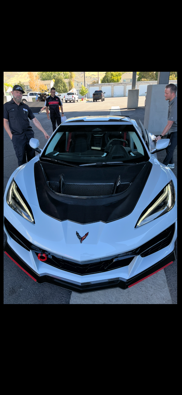 C8 Corvette ZR1 Double Sided Carbon Fiber Hood