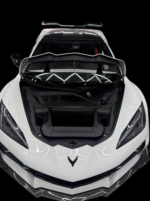 OEM Functional C8 ZR1 Hood With All Hardware and Ducts