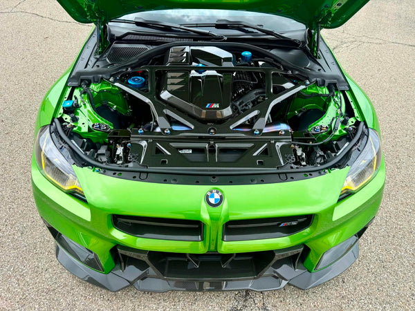 G8X Dry Gloss/Matte Carbon Fiber Engine Cover