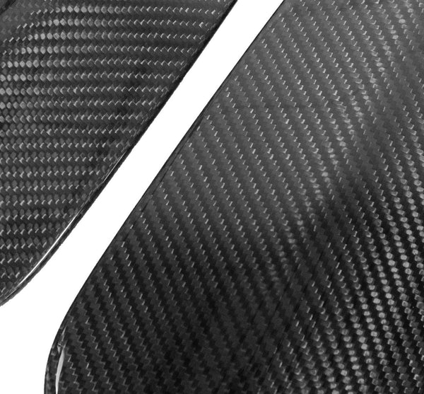 Porsche 991.1 GT3 RS Rear Spoiler End Caps Carbon Fiber