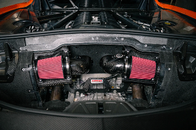 Corsa 23+ Chevrolet Corvette C8 Z06 Carbon Fiber Air Intake w/ DryTech Filter
