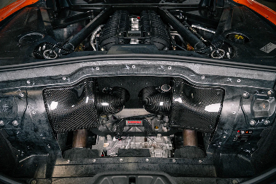 Corsa 23+ Chevrolet Corvette C8 Z06 Carbon Fiber Air Intake w/ DryTech Filter