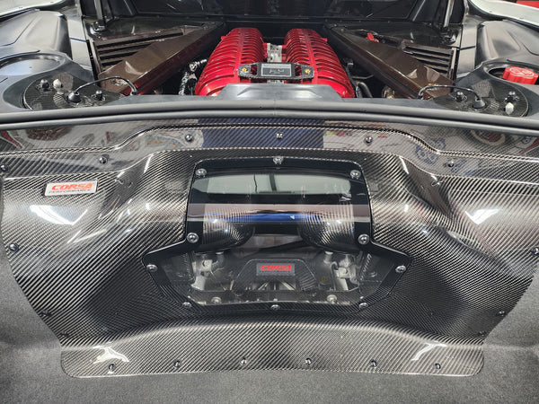 Corsa 23+ Chevrolet Corvette C8 Z06 Carbon Fiber Air Intake w/ DryTech Filter
