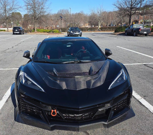 C8 Corvette ZR1 Double Sided Carbon Fiber Hood