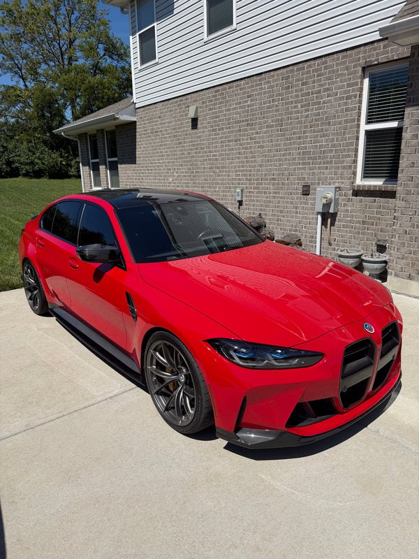 G8X Dry Carbon Fiber Side Skirt Extensions