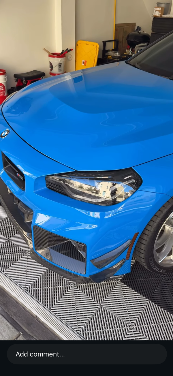 G87 M2 CS DRY CARBON FIBER FRONT LIP