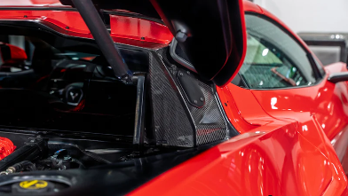 C8 Corvette O6G-Ultra B-Pillar Covers - Carbon Fiber