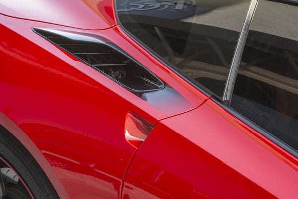 2014-2019 Corvette C7 Stingray - Rear Quarter Vent Sport Fade Graphic 2Pc | Premium Vinyl