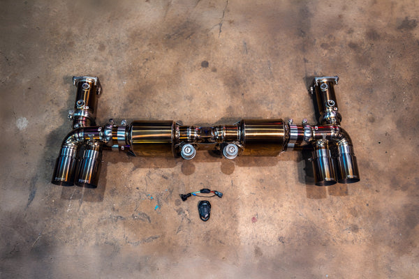 Valved Sport Exhaust System for Porsche 997 Turbo
