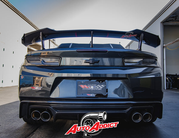 2016-2025 Camaro ZL1 1LE Gloss Carbon Fiber 1pc Rear Spoiler
