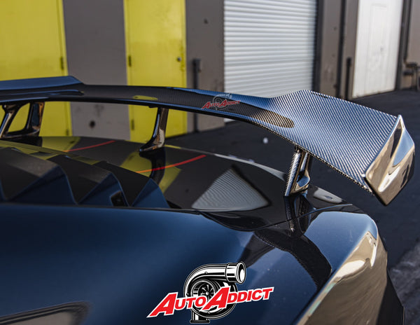 2016-2025 Camaro ZL1 1LE Gloss Carbon Fiber 1pc Rear Spoiler