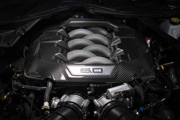 Carbon Fiber Ford Mustang S650 Engine Cover 2024 - Current