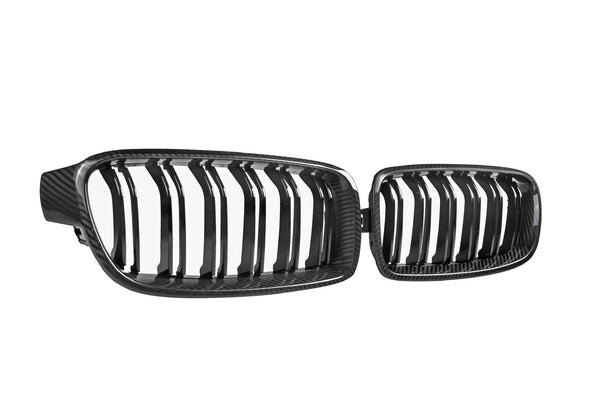 3 Series F30/F31/F35 Double Slat Dry Carbon Fiber Grill
