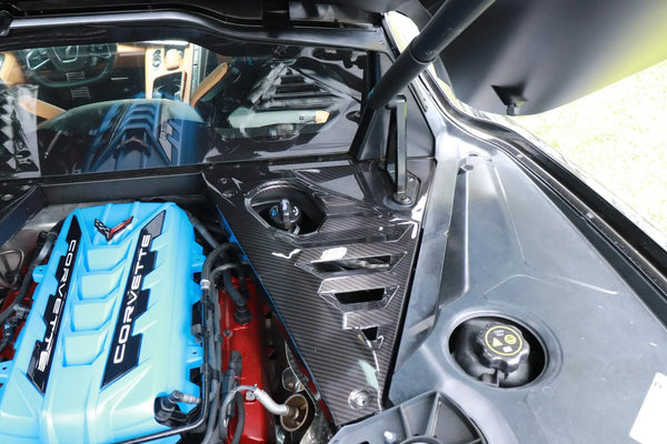 Corvette C8 and Z06 Rear Engine Bay CUSTOM Filler Panels 2 Pieces
