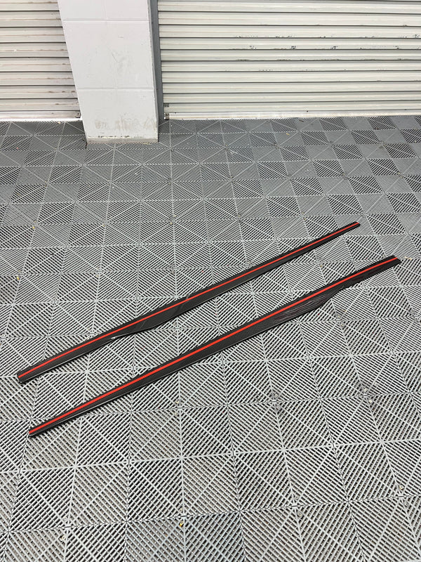 G87 Dry Carbon Fiber Side Skirt Extensions