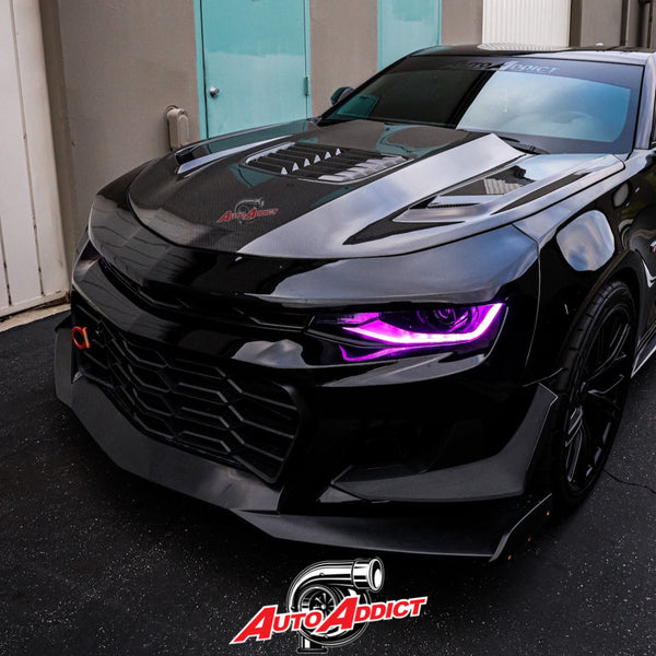 2016-2024 CHEVY CAMARO TYPE-T2 FULL CARBON FIBER HOOD