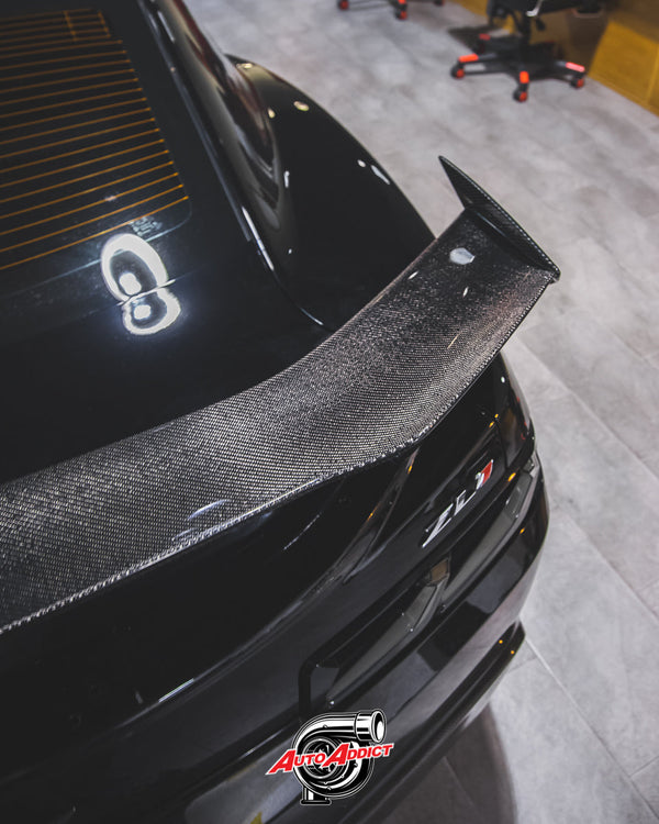 2010-2015 Camaro ZL1 1LE Gloss Carbon Fiber 1pc Rear Spoiler