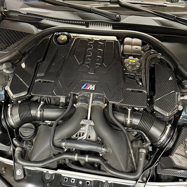 BMW F9X M5/M8 Carbon Fiber Engine Side Covers