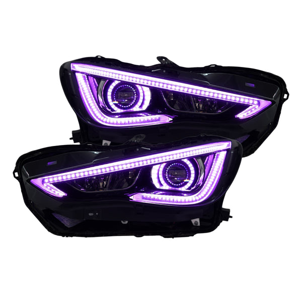 Infiniti Q60 DRL Boards (Multicolor Flow) 2016-2022