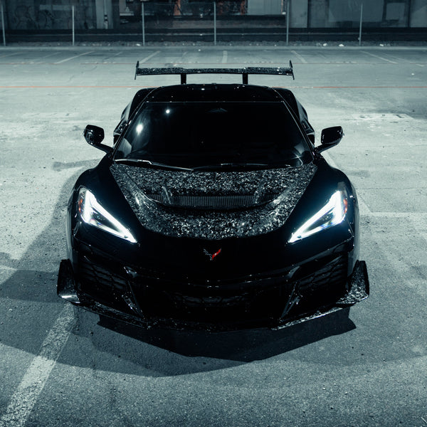 2020-2026 Corvette C8 Quiet Racing ZR1 ZTK Forged Carbon Fiber Aero Kit Z06/E-Ray