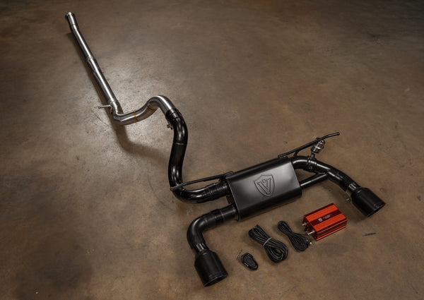 Jeep JLU/JL Wrangler Blackbear™ Valved Exhaust System