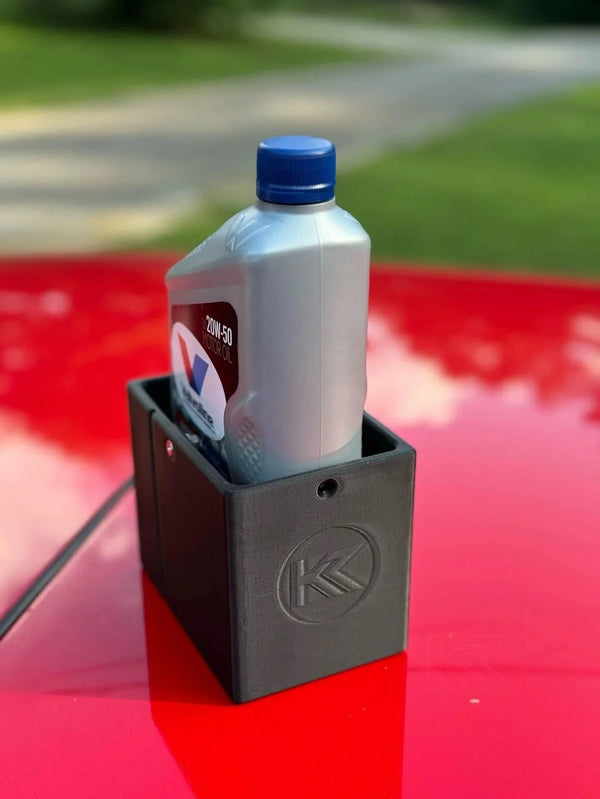 BMW E36 Coupe/Sedan/Compact Series 3 Black 3D Printed Plastic Oil Holder (1991 - 2000)