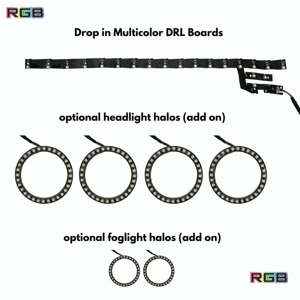 Lexus IS Multicolor Flow Series DRL Boards (2014-2020)