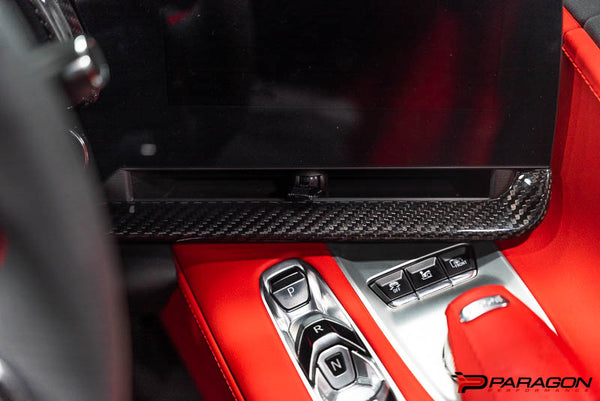 Paragon Performance C8 Corvette 3 Piece Carbon Fiber Interior Trim