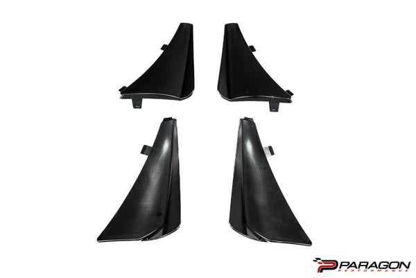 Paragon Performance C8 Stingray Corvette Extended Splash Guards - Carbon Flash